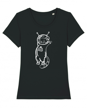 Space Cat Kitty Lovers Black