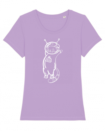 Space Cat Kitty Lovers Lavender Dawn