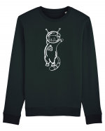 Space Cat Kitty Lovers Bluză mânecă lungă Unisex Rise