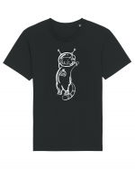 Space Cat Kitty Lovers Tricou mânecă scurtă Unisex Rocker