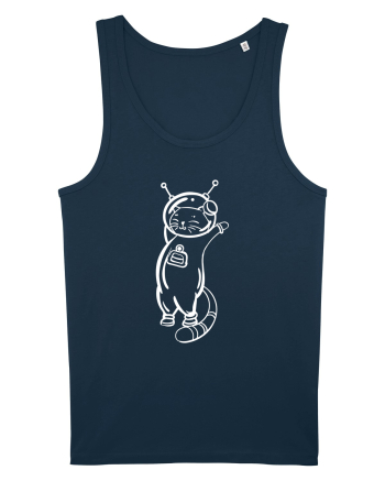 Space Cat Kitty Lovers Navy