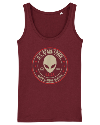 Space Force Alien Liaison Officer Burgundy