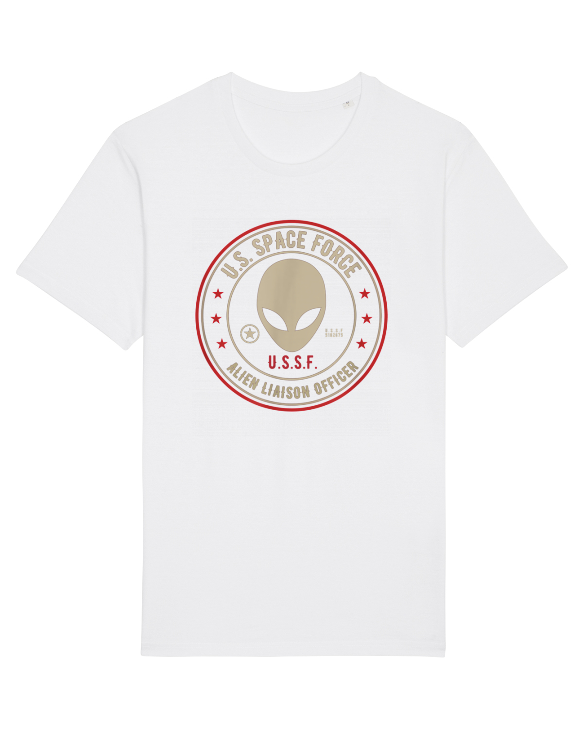 Tricou mânecă scurtă Unisex Rocker White