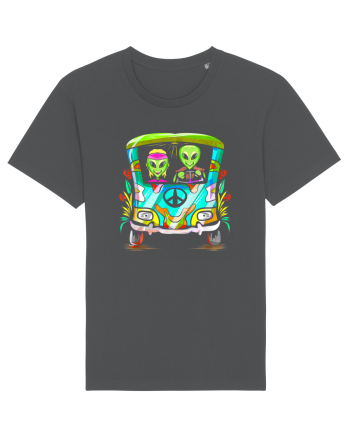 Space Shroom Hippie Alien Anthracite