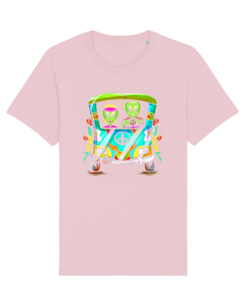 Space Shroom Hippie Alien Cotton Pink
