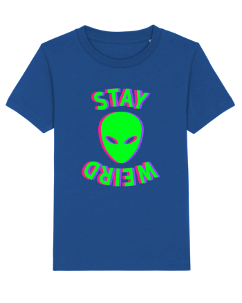 Stay Weird Glitch Majorelle Blue