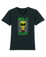 Area 51 Escapee Tricou mânecă scurtă guler V Bărbat Presenter