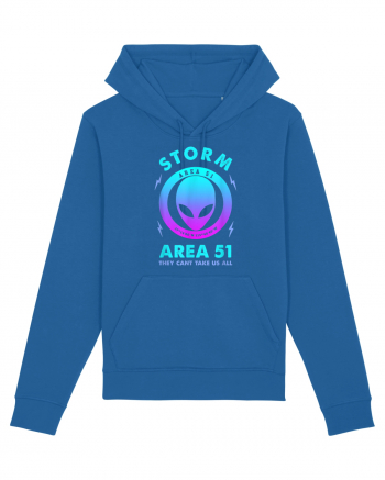 Storm Area 51 Funny Alien They Cant Take Us All Royal Blue