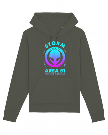 Storm Area 51 Funny Alien They Cant Take Us All Khaki