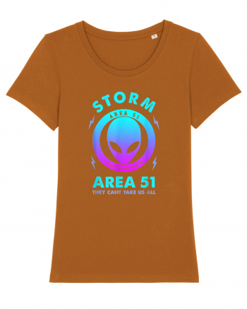 Storm Area 51 Funny Alien They Cant Take Us All Roasted Orange