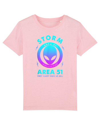 Storm Area 51 Funny Alien They Cant Take Us All Cotton Pink