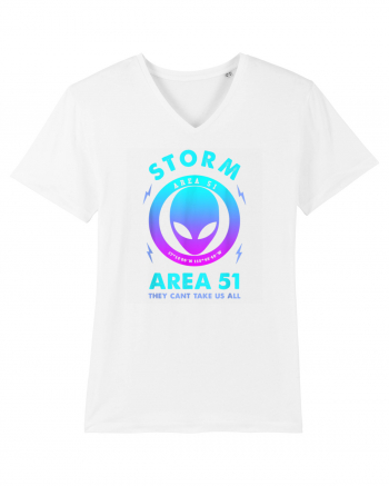 Storm Area 51 Funny Alien They Cant Take Us All White
