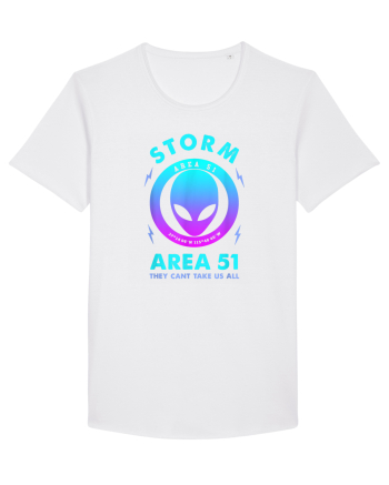 Storm Area 51 Funny Alien They Cant Take Us All White