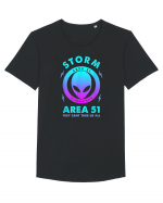 Storm Area 51 Funny Alien They Cant Take Us All Tricou mânecă scurtă guler larg Bărbat Skater
