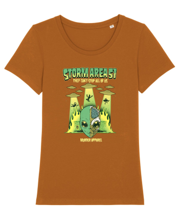 Storm Area 51 Paranormal Alien UFO Roasted Orange