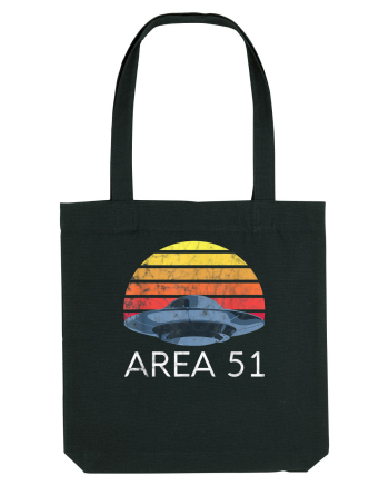 Storm Area 51 Retro UFO Alien Black