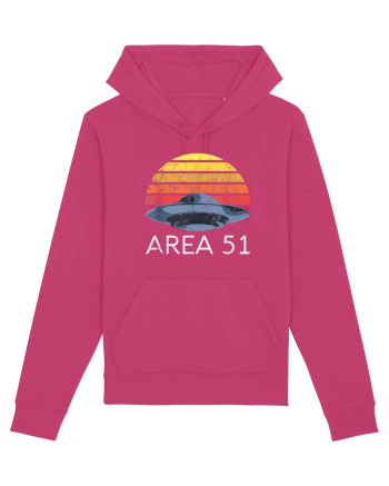 Storm Area 51 Retro UFO Alien Raspberry