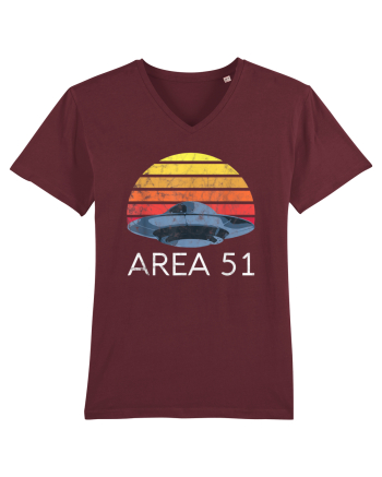 Storm Area 51 Retro UFO Alien Burgundy