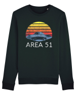 Storm Area 51 Retro UFO Alien Bluză mânecă lungă Unisex Rise