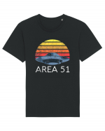 Storm Area 51 Retro UFO Alien Tricou mânecă scurtă Unisex Rocker