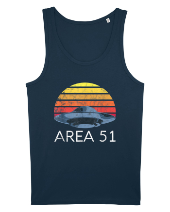 Storm Area 51 Retro UFO Alien Navy