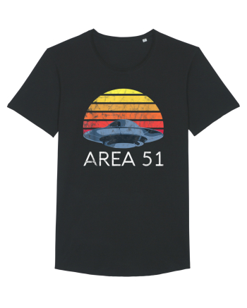 Storm Area 51 Retro UFO Alien Black