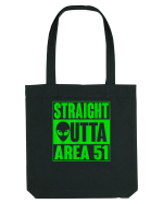 Straight Outta Area 51 UFO Alien Sacoșă textilă