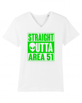 Straight Outta Area 51 UFO Alien White