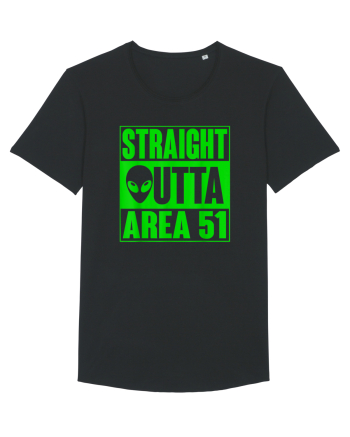 Straight Outta Area 51 UFO Alien Black
