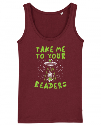 Take Me To Your Readers Burgundy