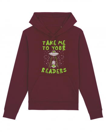 Take Me To Your Readers Burgundy