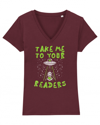 Take Me To Your Readers Burgundy