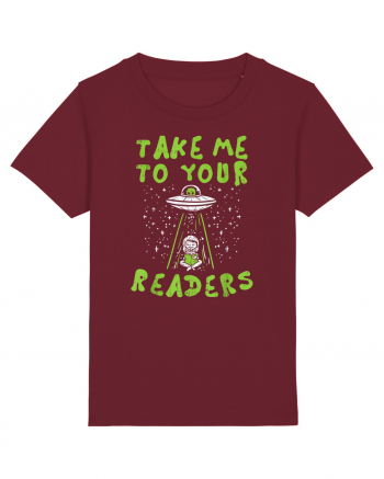 Take Me To Your Readers Burgundy