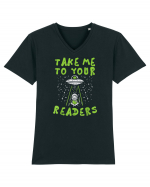 Take Me To Your Readers Tricou mânecă scurtă guler V Bărbat Presenter