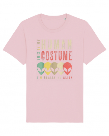 This Is My Human Costume Cotton Pink