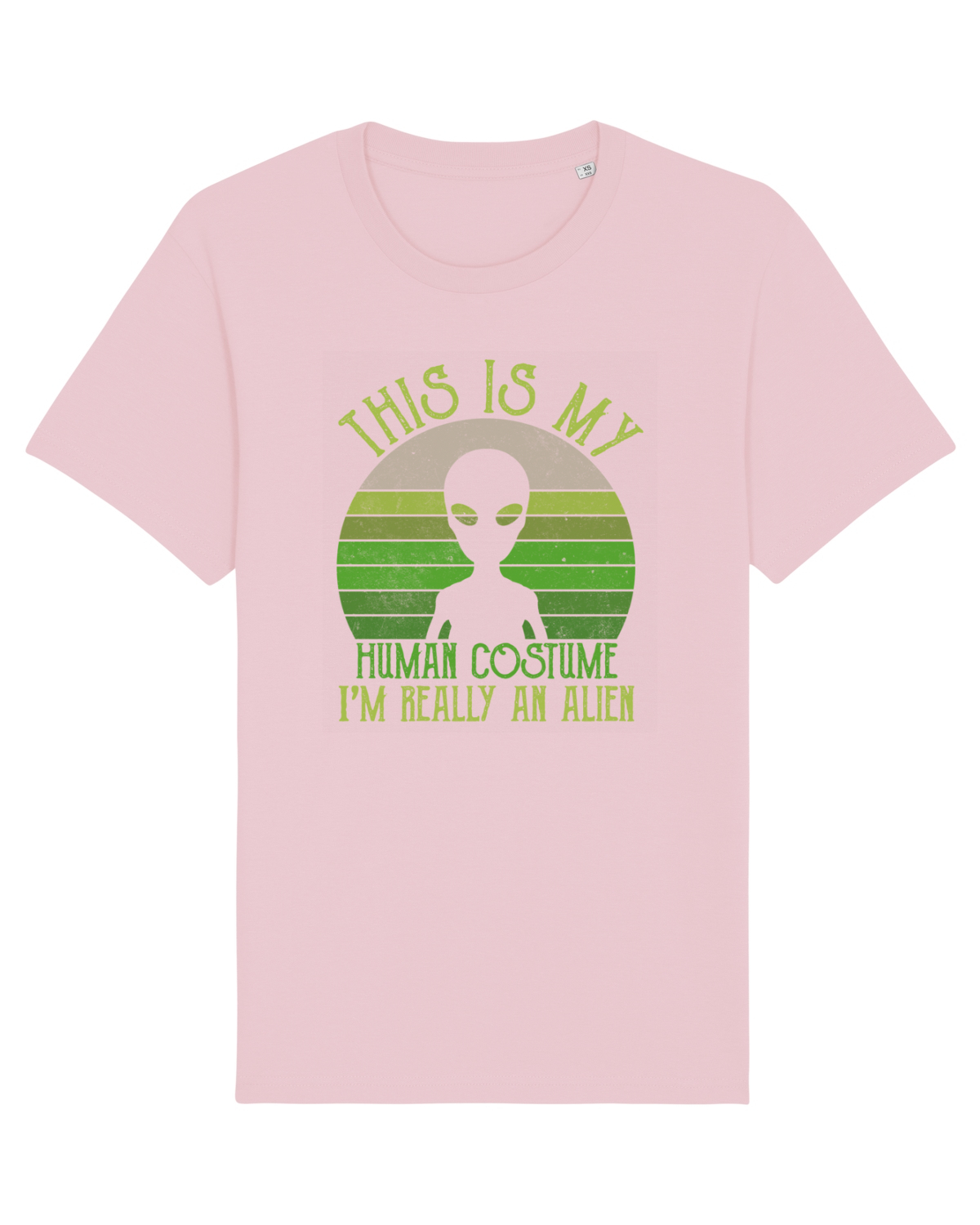 Tricou mânecă scurtă Unisex Rocker Cotton Pink