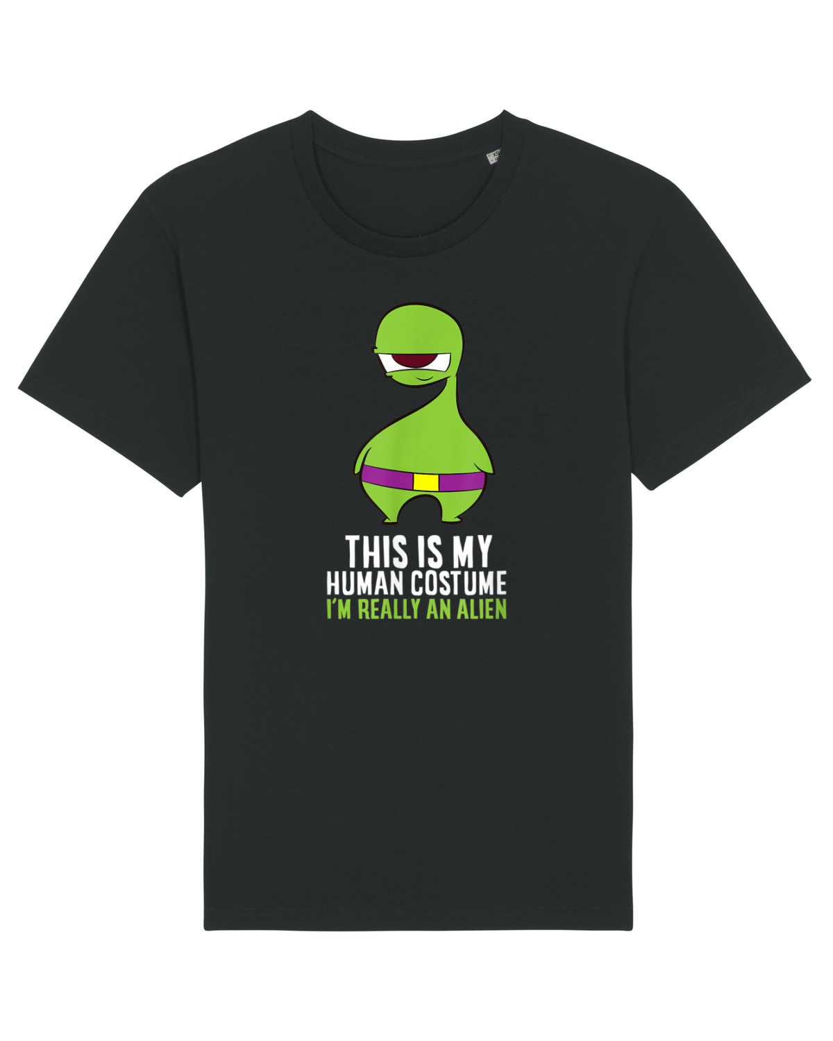 Tricou mânecă scurtă Unisex Rocker Black