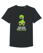 This Is My Human Costume I'm Really An Alien Tricou mânecă scurtă guler larg Bărbat Skater