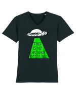 This Is My Human Costume I'm Really An Alien Tricou mânecă scurtă guler V Bărbat Presenter