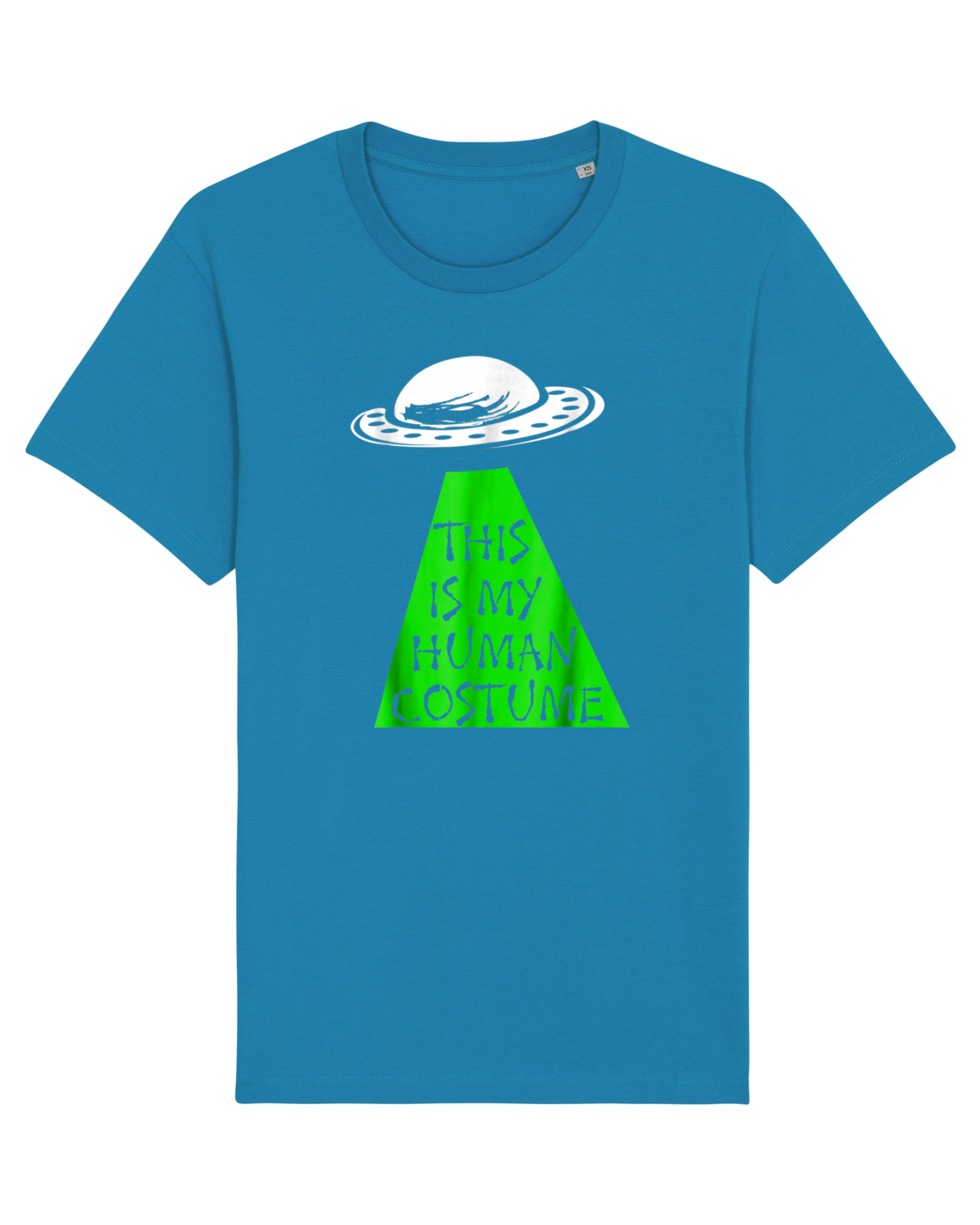 Tricou mânecă scurtă Unisex Rocker Azur