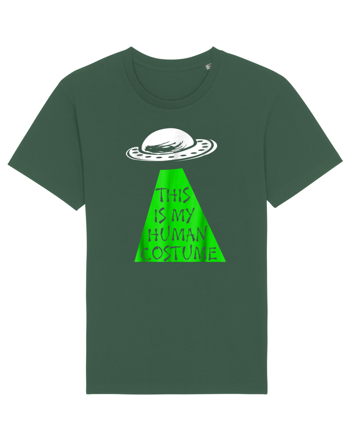 Tricou mânecă scurtă Unisex Rocker Bottle Green