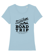 Summer Road Trip Tricou mânecă scurtă guler larg fitted Damă Expresser