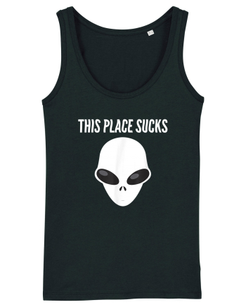 This Place Sucks Alien Black