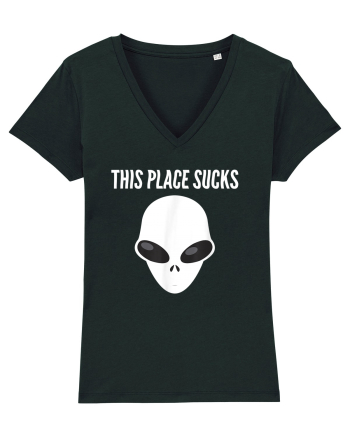 This Place Sucks Alien Black