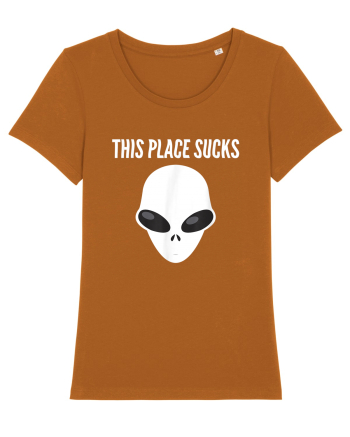 This Place Sucks Alien Roasted Orange