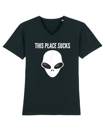 This Place Sucks Alien Black