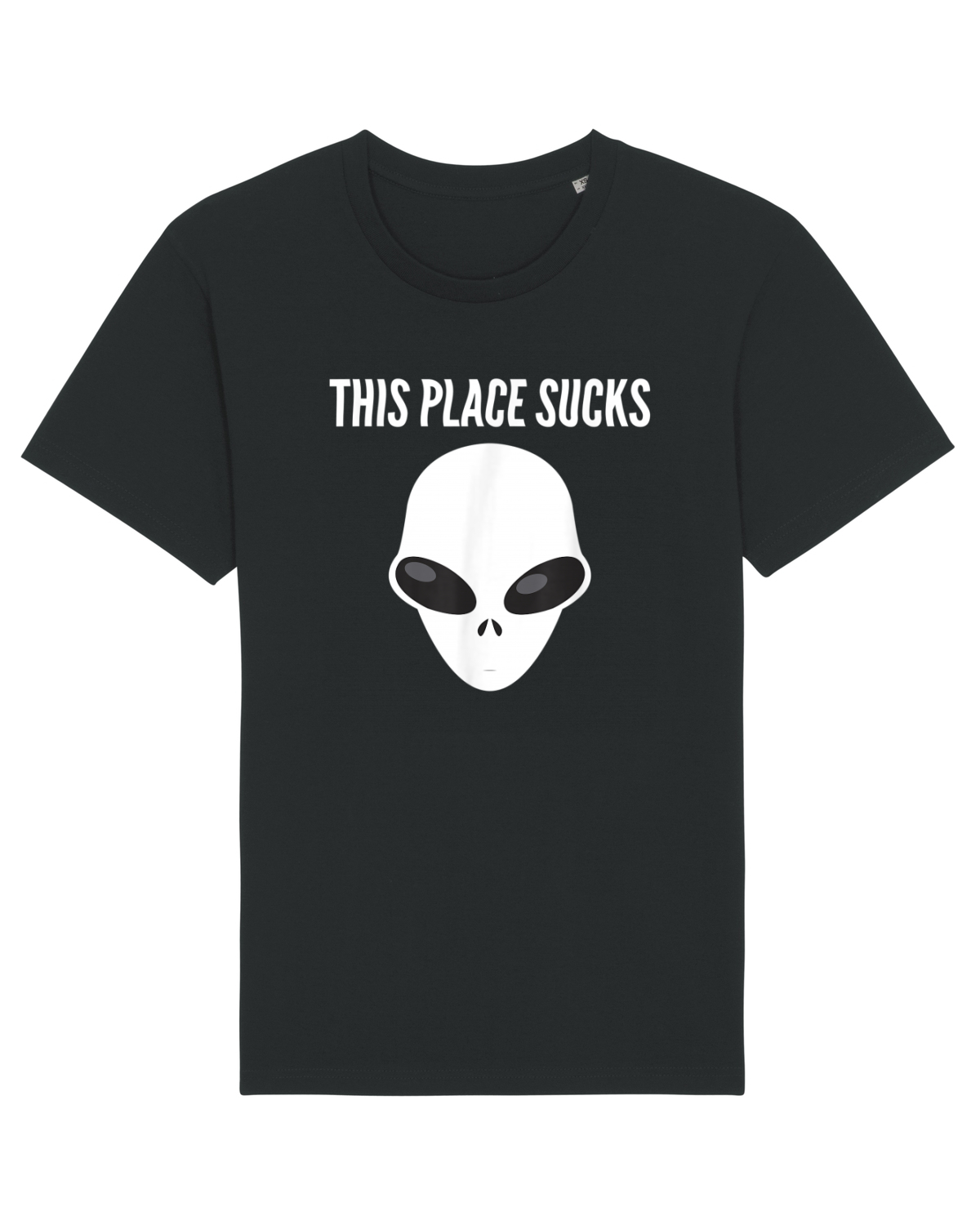 Tricou mânecă scurtă Unisex Rocker Black