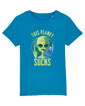 This Planet Sucks Green Alien Head Azur
