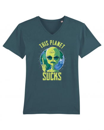 This Planet Sucks Green Alien Head Stargazer