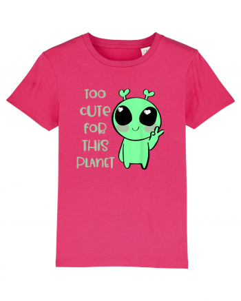 Too Cute For This Planet Kawaii Alien Art Raspberry